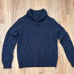 J Crew Men's Lambs Wool Pullover Sweater.